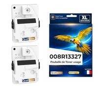 Pack de 2 Poubelles pour Toner usagé Compatible pour Xerox 008R13326 Bac récupérateur Qualitoner 15 000 Pages
