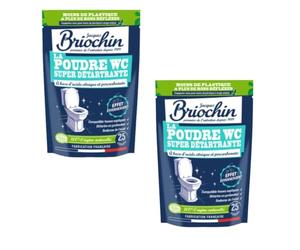 Pack de 2 poudre WC super détartrante 500g - JACQUES BRIOCHIN