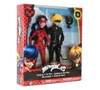 Pack de 2 poupées Ladybug et Chat Noir 26 cm Miraculous Ladybug Rouge G