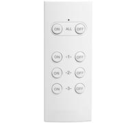 Pack de 2 prises télécommandées pour utilisation extérieure + télécommande - GAO - 230 V - Noir