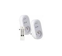 Pack de 2 prises wifi avec télécommande pour Smart wifi [Casa Control]