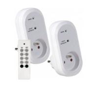 Pack de 2 prises wifi avec télécommande pour Smart wifi [Casa Control]