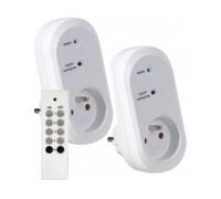 Pack de 2 prises wifi avec télécommande pour Smart wifi [Casa Control]