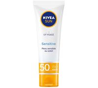 Pack de 2 - Protection solaire crème visage NIVEA FPS 50 Sensitive 50ml