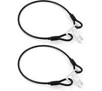 Pack De 2 Protections Antivol,Protection Anti-Effraction - Câble En Acier Solide 60 Cm X 5 Mm - Pour Camping-Cars,Voitures,Camionnettes,Camions