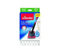 - Pack de 2 - Recharge 1.2.Spray - Microfibre officielle de rechange pour balai Vileda