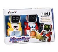 Ycoo by Silverlit - Kickabot - Robots Footballeur Radiocommandés 15 cm - Jouet Pack 2 Robots - 3 Jeux Disponibles : Football, Bowling, Course Aux Plots