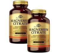 Pack De 2 Solgar Magnesium Citrate 120 Comprimés