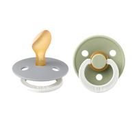 Bibs - Lot de 2 sucettes Colour Latex Taille 2 Anatomique - Sage Glow / Cloud Glow