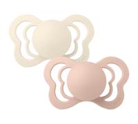 Pack de 2 sucettes Couture taille 1 Ivory et Blush