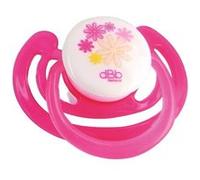 Pack de 2 sucettes physiologique 1er age silicone fleurs rose translucide "Non CommuniquÃ©" G
