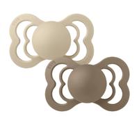 Pack de 2 sucettes Supreme 0-6 mois Vanilla et Dark Oak