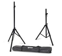 Pack de 2 supports d'enceinte trépied avec sac de transport - ST-PACK Gemini