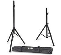 Pack de 2 supports d'enceinte trépied avec sac de transport - ST-PACK Gemini