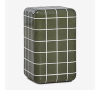 Pack de 2 tables de chevet carrées 30x30 cm en ciment effet carreau Eleonor