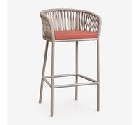 Pack De 2 Tabourets Hauts De Jardin Arhiza Marron Moka - Terracotta ¿75 Cm