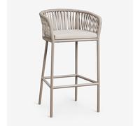 Pack De 2 Tabourets Hauts De Jardin Arhiza Moka Brown ¿75 Cm