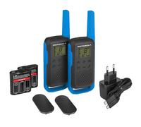 Pack de 2 Talkies Walkies - B6P00811LDRMAW - Noir/Bleu MOTOROLA