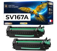 Pack de 2 Tambours Compatible pour imprimantes Samsung MLT-R358 MLTR358 SV167A Noir 100000 Pages Qualitoner