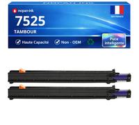 Pack de 2 Tambours compatible pour imprimantes Xerox 013R00662 Noir 125000 Pages