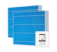 Pack de 2 tampons d'évaporation Meaco Armin® 680ml, humidificateur évaporatif, améliore la qualité de l'air, antimicrobien, compatible avec l'eau dure et sans calcaire