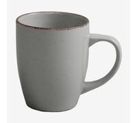 Pack De 2 Tasses À Café 34 Cl En Grès Ronilena Gris Dauphin - Marron