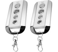 Pack De 2 Télécommandes Portail Et Porte Compatible Avec Avidsen 104257, Télécommande Portail Et Porte De Garage 654100/654250/614