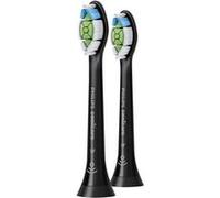 Pack de 2 Têtes de brosse Philips Sonicare W2 Optimal White HX6062/13 Noir Noir G