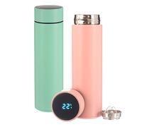 Pack de 2 thermos. Écran led avec indicateur de température.