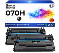 Pack de 2 Toners compatible pour Canon 070H 5640C002 Noir 9500 Pages
