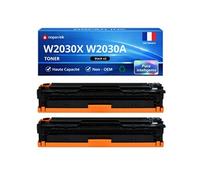 Pack de 2 Toners compatible pour HP 415X W2030X Noir 7500 Pages