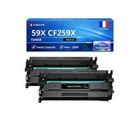 Pack de 2 Toners compatible pour HP CF259X 59X Noir 10000 Pages