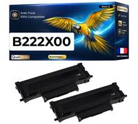 Pack de 2 Toners compatible pour Lexmark B222X00 Noir 6000 Pages