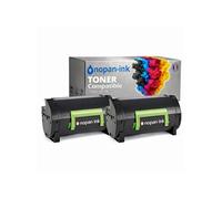 Pack de 2 Toners compatible pour Lexmark B282H00 Noir 15000 Pages
