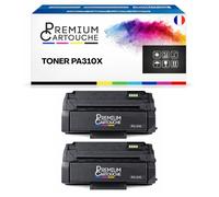 Pack de 2 Toners compatible pour Pantum PA310X Noir 9 000 Pages