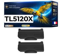Pack de 2 Toners compatible pour Pantum TL5120X Noir 15 000 Pages