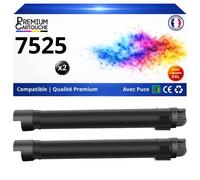 Pack de 2 Toners compatible pour Xerox 006R01513 6R01513 Noir 26000 Pages