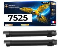 Pack de 2 Toners Compatible pour Xerox 006R01513 6R01513 Noir 26000 Pages Qualitoner