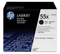 Toner HP 55X (CE255XD) noir haute capacité 2x - Multipack