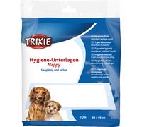 Pack de 2 Trixie Chien Chiot Tapis Nappy 60 × 60 cm, 2 x 10 pièces