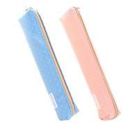 Pack De 2 Trousses À Crayons Mignonnes, Sacs De Rangement De Papeterie, Trousse En Toile Pour Étudiants, Mini Trousse À Crayons, Trousse À Crayons Pour Filles, Fournitures Scolaires