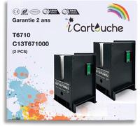 Pack De 2 Unités De Maintenance Compatible Epson T6710 C13T671000 Pour Epson Workforce Wf 4630Dwf 4640Dtwf Workforce Pro Wf 5110Dw 5190Dw 5690Dwf M5190Dtw R5190 Wp 4015Dn 4025Dw 40[ENC945383]