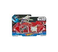 Pack De 2 Vaisseaux Star Wars Tie Fighter Et Ghost - Vehicule Hot Wheels - Mattel