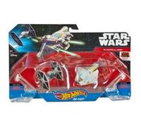 Pack de 2 vaisseaux star wars tie fighter et ghost - vehicule hot wheels - mattel multicolore G