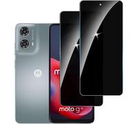 Pack De 2 Verres Trempés Anti-Espion Pour Motorola G24 - 9h Anti-Rayures, Sans Bulles, Anti-Traces, Haute Sensibilité, Compatible Déverrouillage Facial