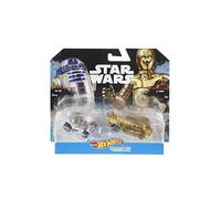 Pack De 2 Voitures Star Wars R2-D2 Et C-3PO - Vehicule Hot Wheels Charater Cars - Mattel