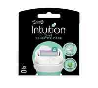 Pack De 2 - Wilkinson - Intuition 2in1 Sensitive Care - Lames De Rasoir Pour Femme - Pack De 3