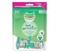 Pack De 2 - Wilkinson Sword Myintuition - Xtreme 3 Comfort Sensitive - Rasoirs Jetables Féminins - Pack De 8