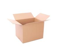 Pack de 20 boîtes en carton renforcé avec dimensions 40x30x30 cm et simple cannelure - Fabriquées en l´UE avec du carton recyclé, résistantes aux envois, au stockage et aux déménagements