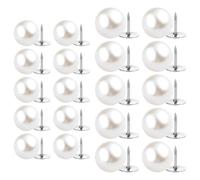 Pack De 20 Boutons En Nacre Sans Couture - Amovibles Pratiques, Broches En Perles, Faits Main, Épingles